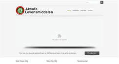 Desktop Screenshot of alwafalevensmiddelen.nl